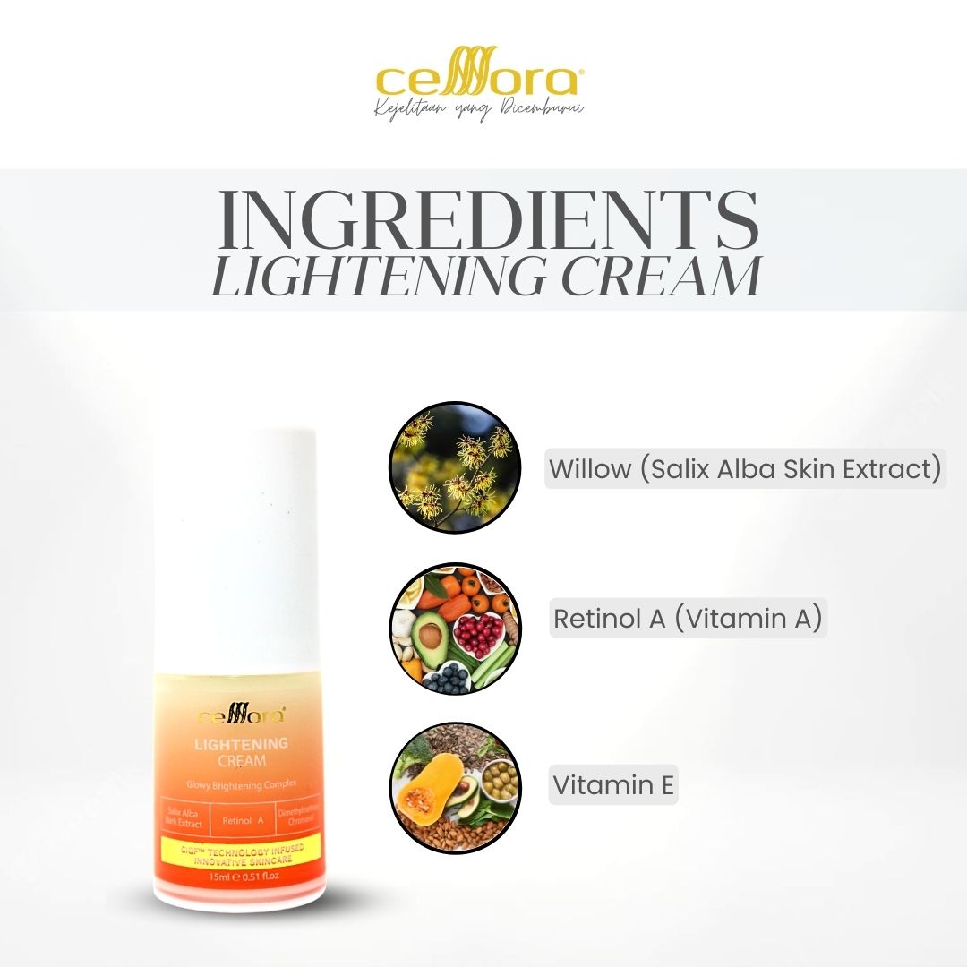 Moisturiser Jeragat: Lightening Cream Celllora | Teknologi Stem Cell CIGF